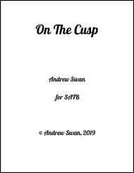 On The Cusp SATB choral sheet music cover Thumbnail